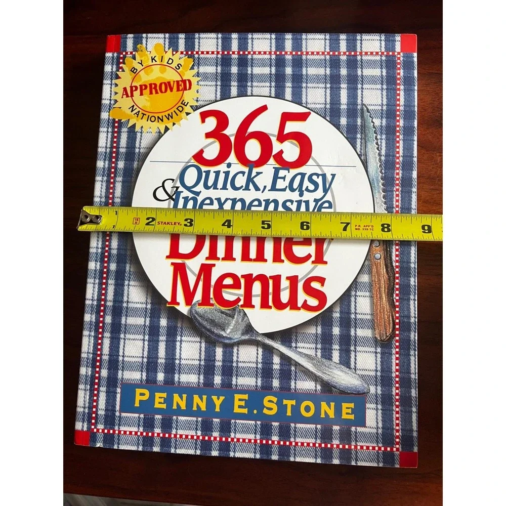365‎ Quick Easy Inexpensive Dinner Menus Cookbook Penny E Stone Recipes